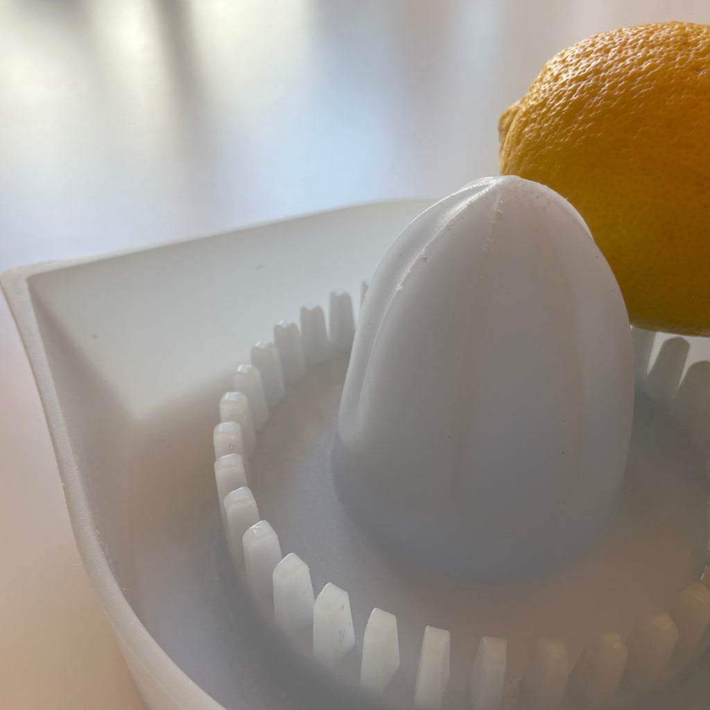 Spremiagrumi EM09 lemon squeezer by Enzo Mari for ALESSI