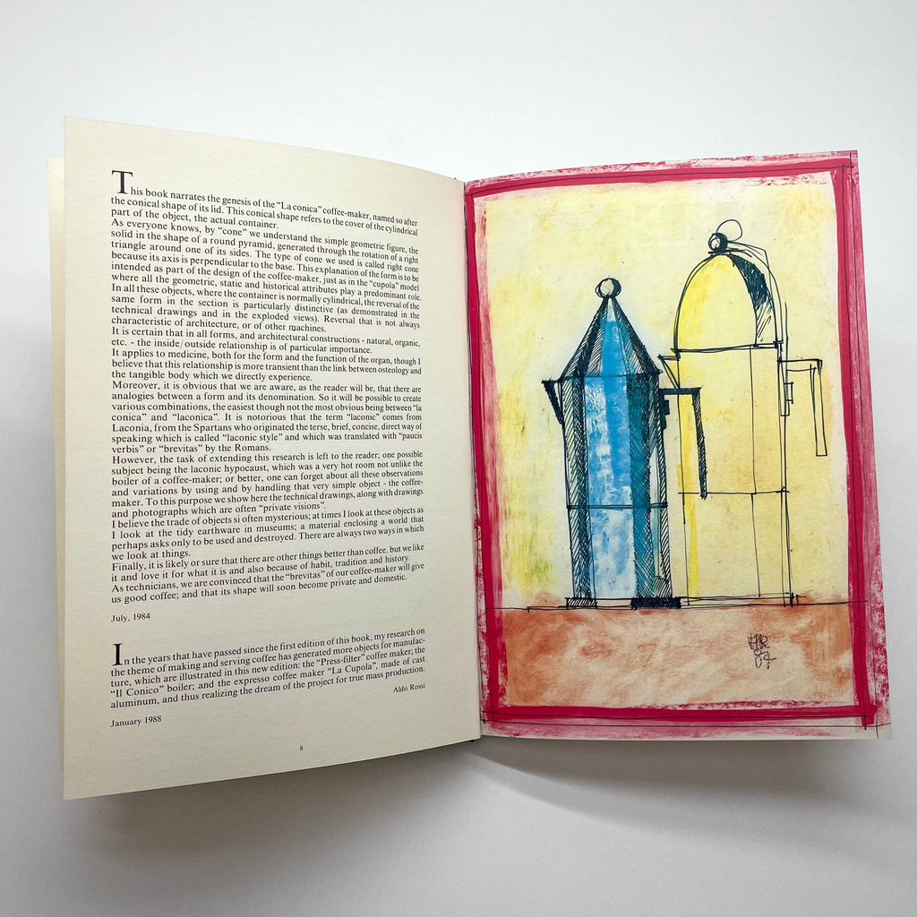 ALDO ROSSI, book La Conica la cupola e altre caffettiere