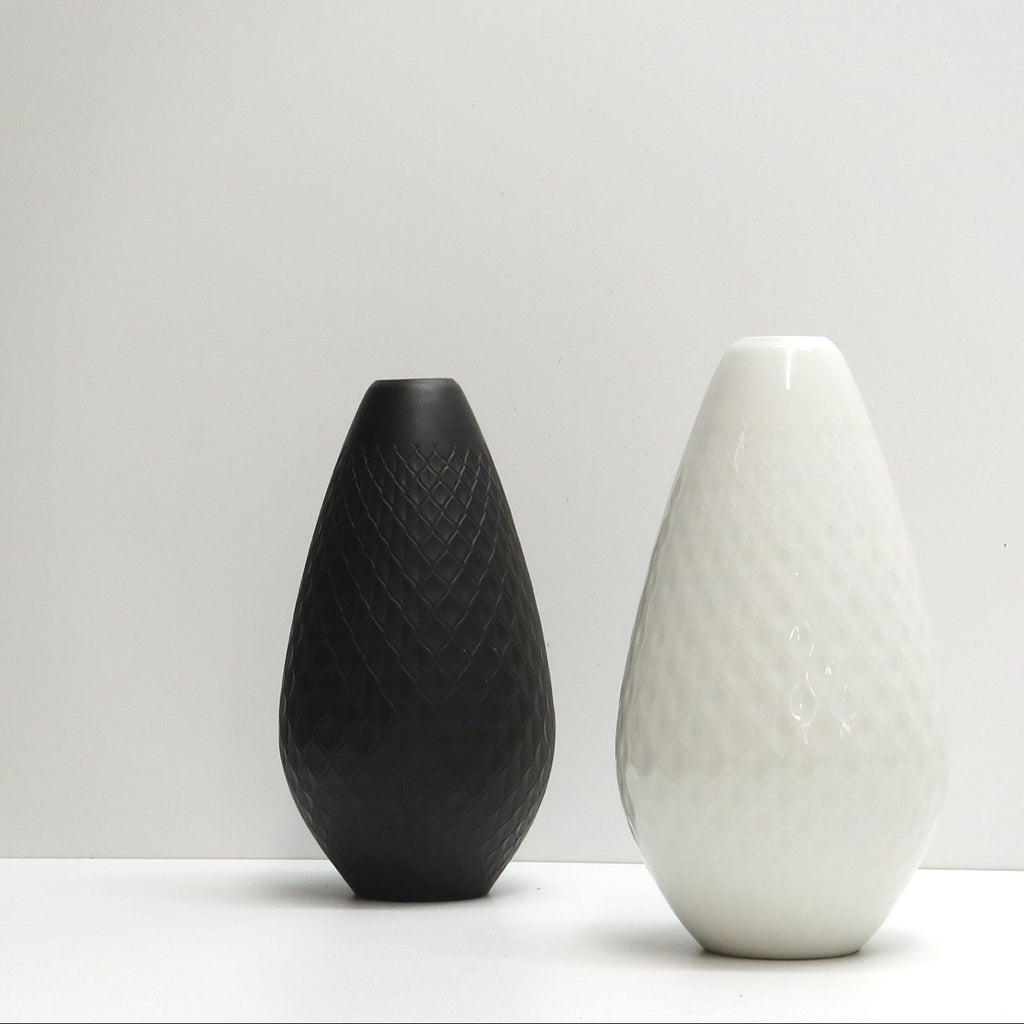 Hubert Griemert & Gerhard Kardow, flask vase for KPM Berlin
