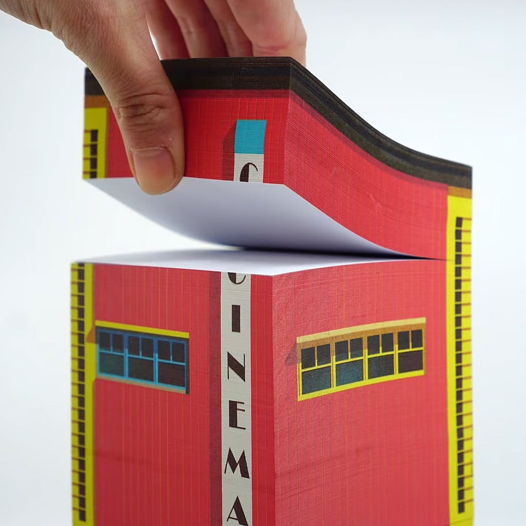 Cinema notepad Paperscraper