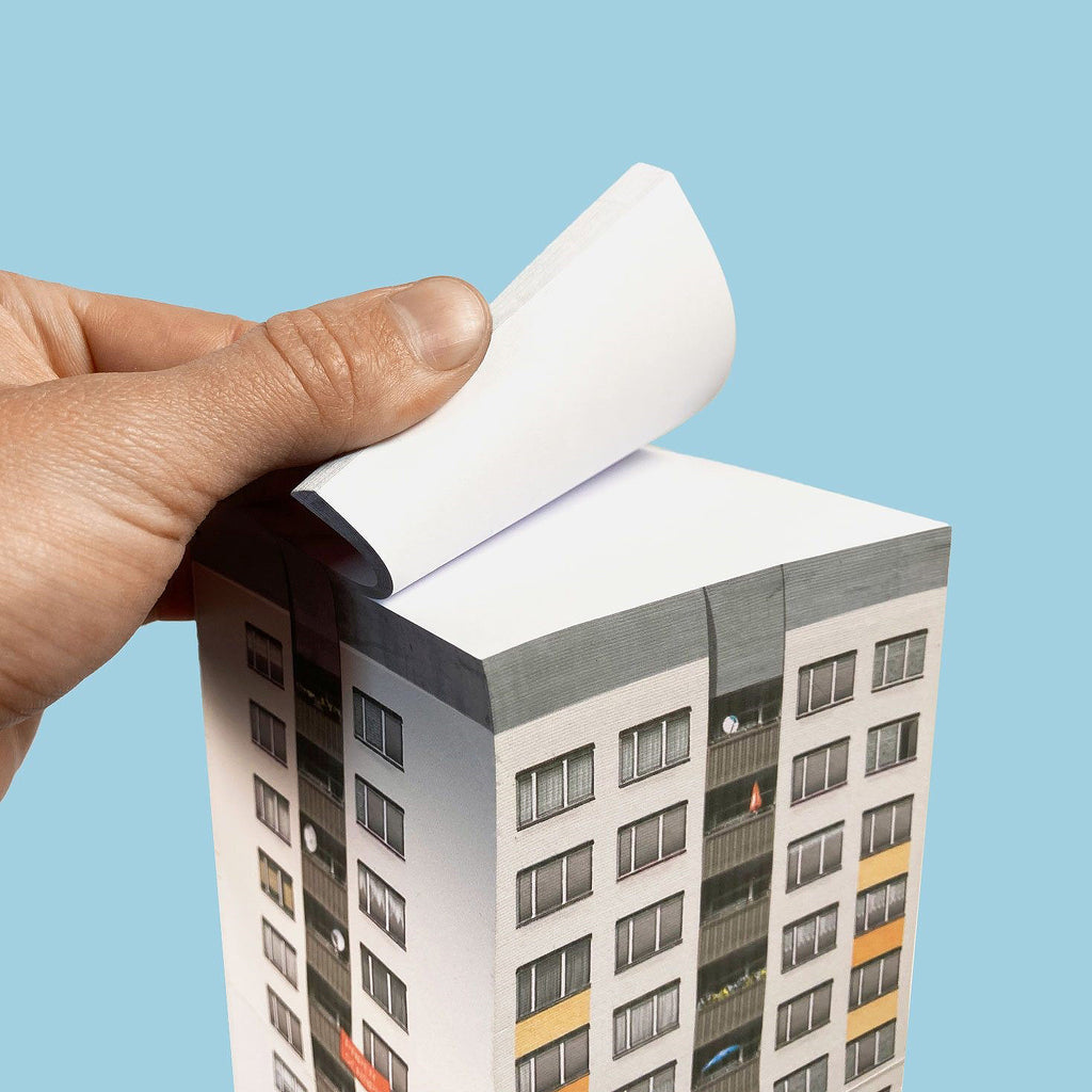Plattenbau notepad Paperscraper