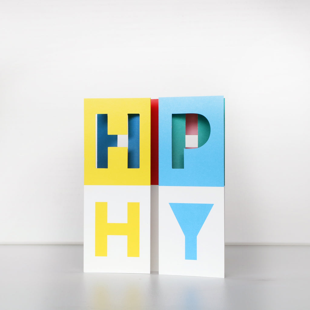 Folding card "HIP HIP HOORAY"