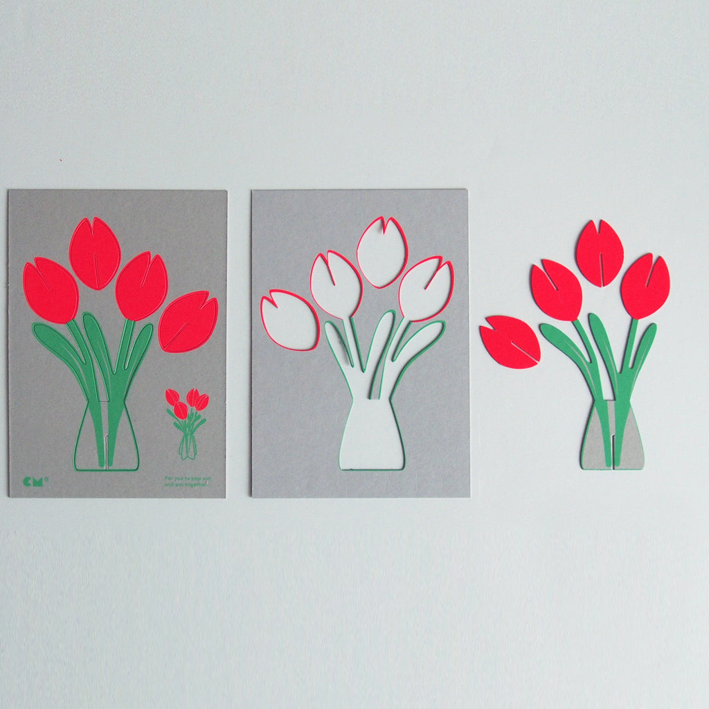 Tulips popout card
