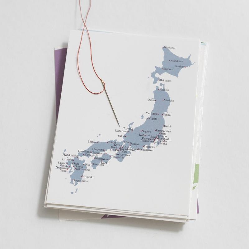 "Stickpostkarte" JAPAN
