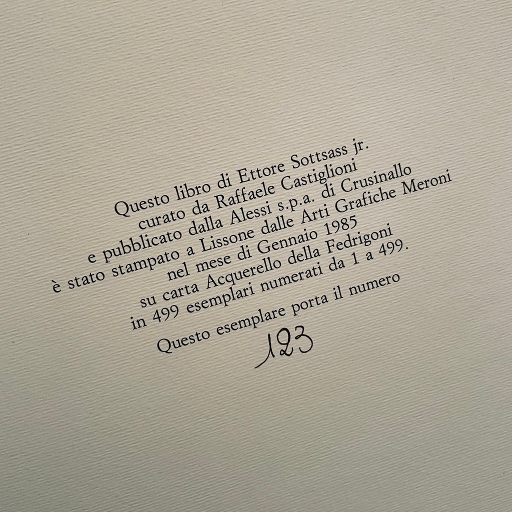 ETTORE SOTTSASS, Esercizio Formale 1979