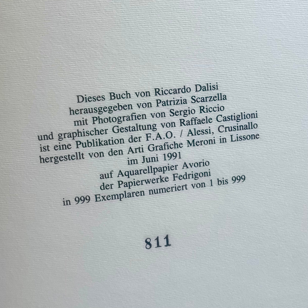 RICCARDO DALISI, "L'oggetto eroicomico"