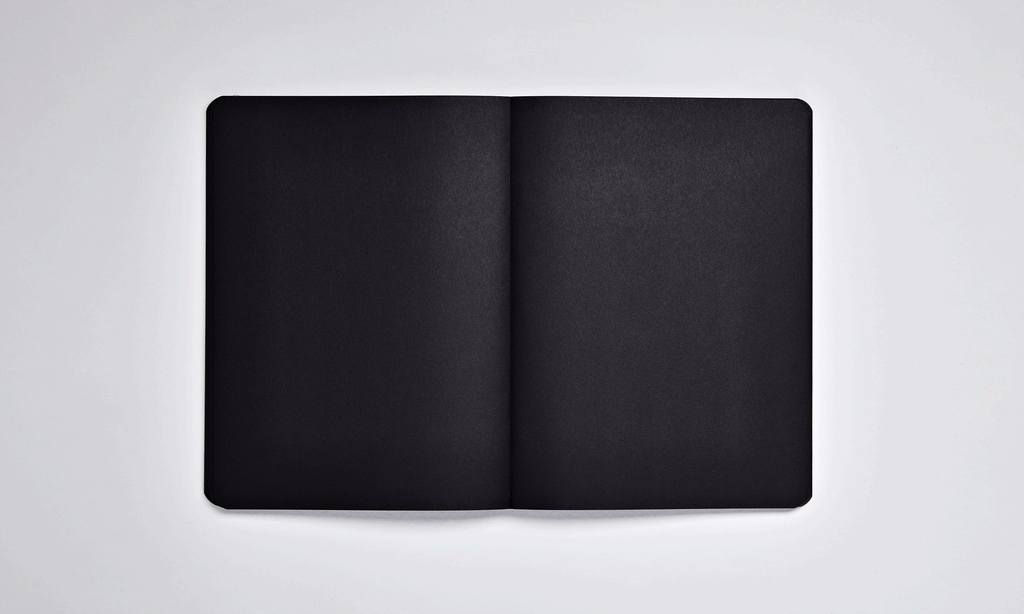 NUUNA Notizbuch NOT WHITE (schwarz)