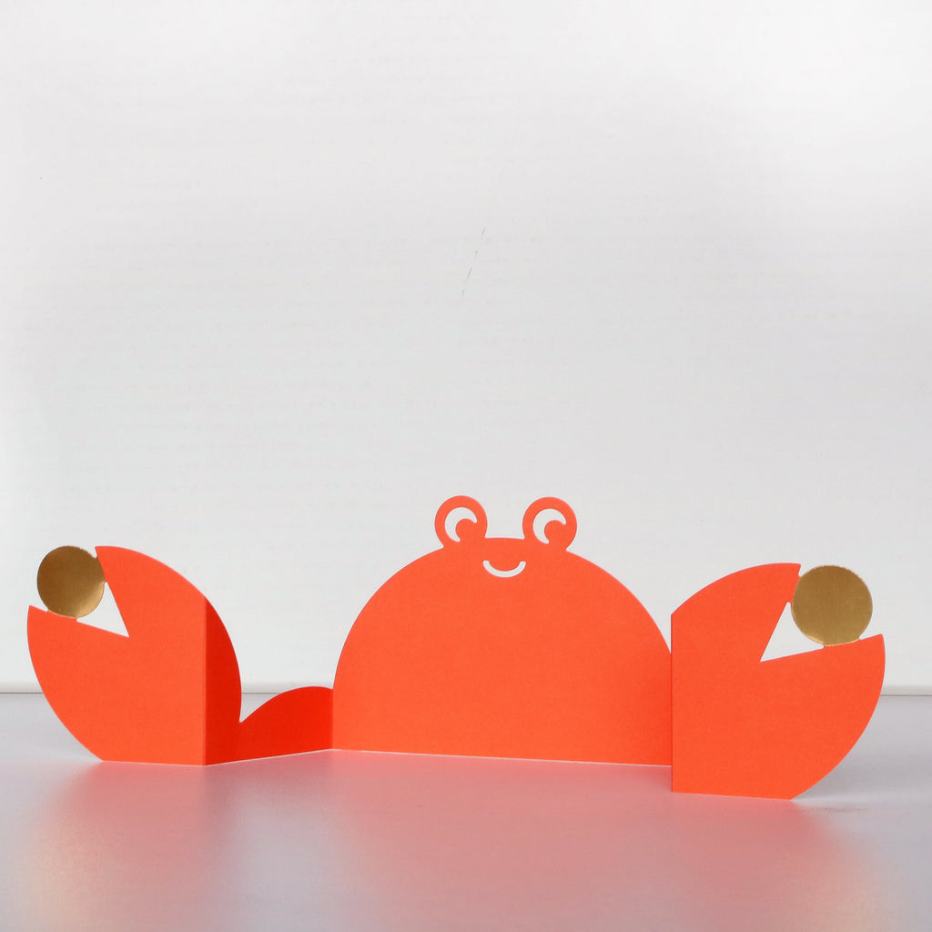 Faltkarte Crab / Krabbe