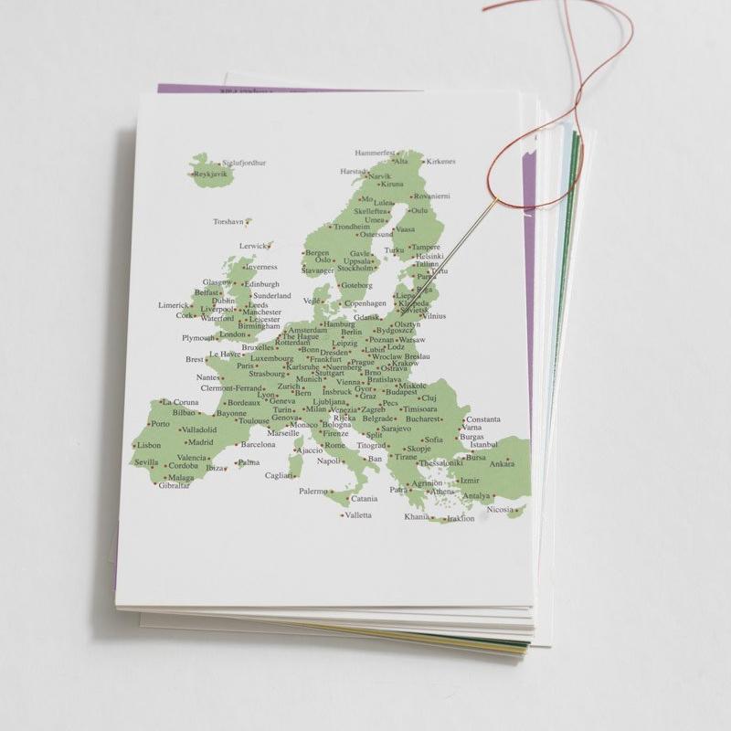 Stickostkarte EUROPA