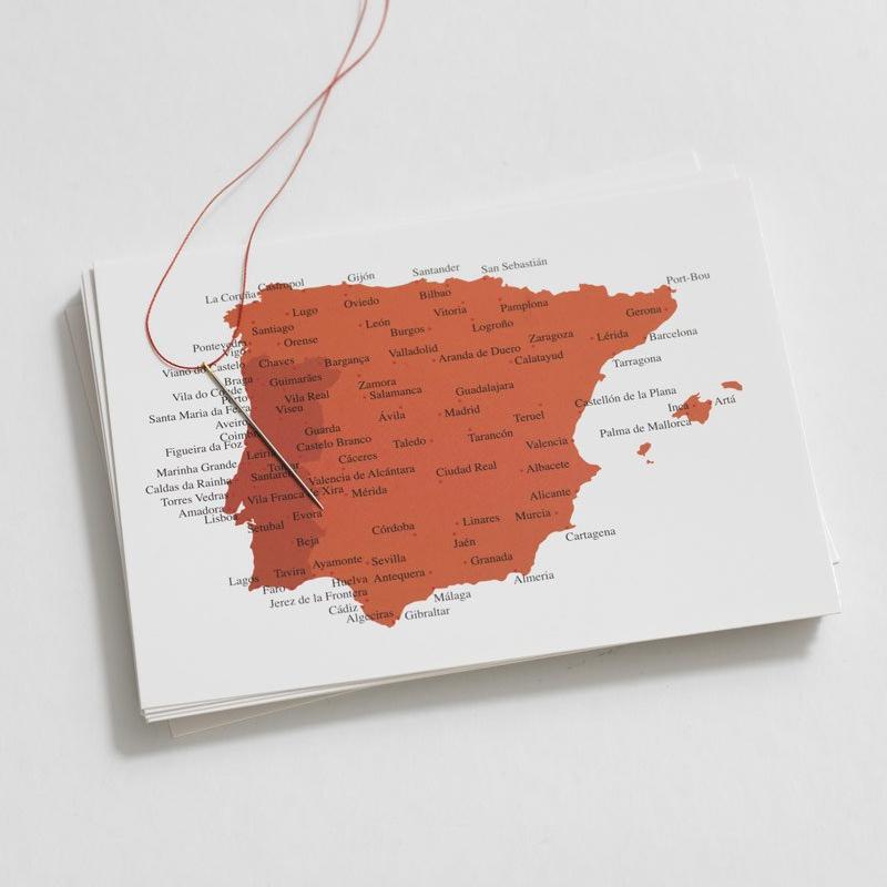 Stickpostkarte IBERIA